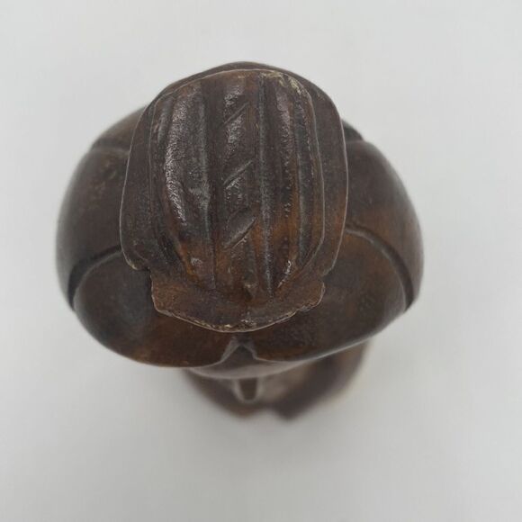 Monkeypod Vintage Hawaiian Hand Carved Lady Figurine - Picture 6 of 8